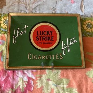 Vintage Lucky Strike Cigarette Tin